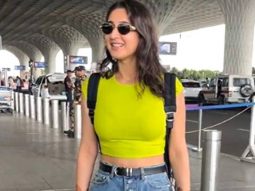 Oh so sweet! Dhvani Bhanushali dances with a fan on her viral ‘Thank you God’ song as she gets papped at the airport