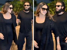 Parents-to-be Deepika Padukone and Ranveer Singh twin in all-black as they jet off to London in style, see pics and video