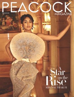 Mrunal Thakur on the cover of Peacock