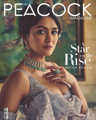 Mrunal Thakur on the cover of Peacock