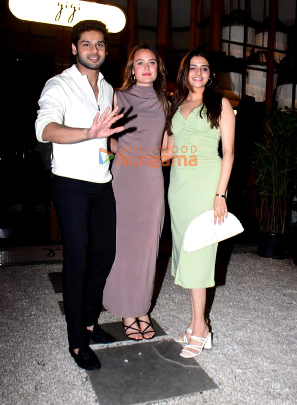 Photos: Abhimanyu Dassani, Avantika Dasani and Jim Sarbh snapped at Gigi restaurant in Bandra Photos: Abhimanyu Dassani, Avantika Dasani and Jim Sarbh snapped at Gigi restaurant in Bandra