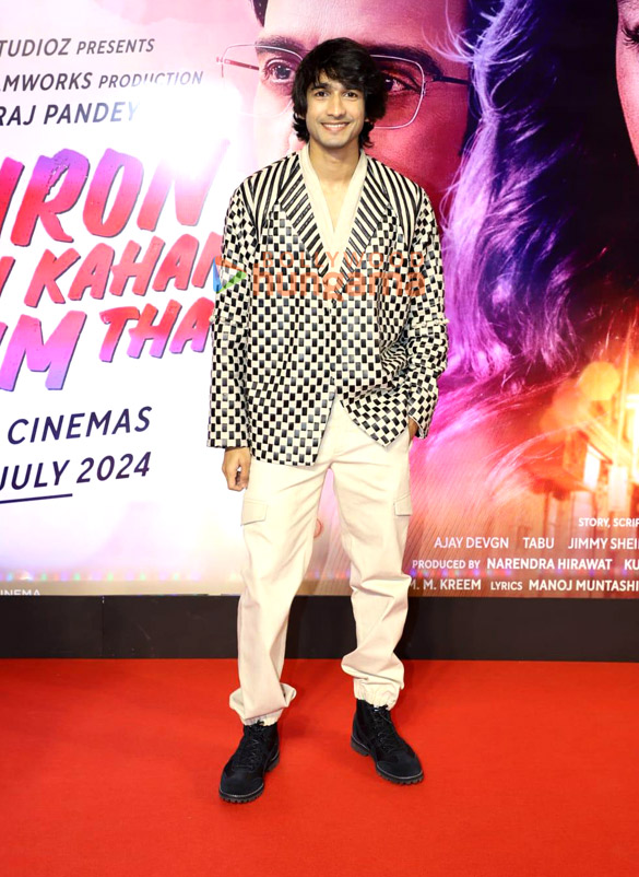 photos ajay devgn saiee manjrekar jimmy sheirgill and shantanu maheshwari snapped at the trailer launch of auron mein kahan dum tha 8