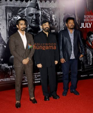 Photos: Kamal Haasan, Siddharth, S Shankar attend the trailer launch of Hindustani 2