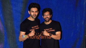 Photos: Kartik Aaryan and Kabir Khan snapped at PVR, Santacruz