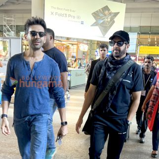 Photos: Kartik Aaryan, Kabir Khan, Arjun Rampal and others snapped at the airport