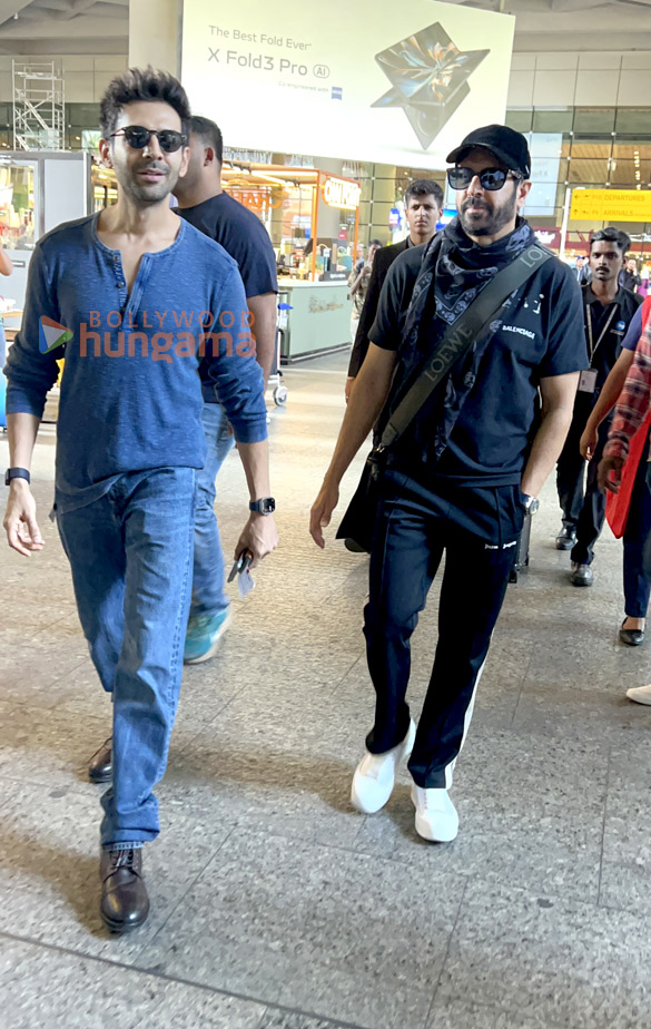 Photos: Kartik Aaryan, Kabir Khan, Arjun Rampal and others snapped at the airport