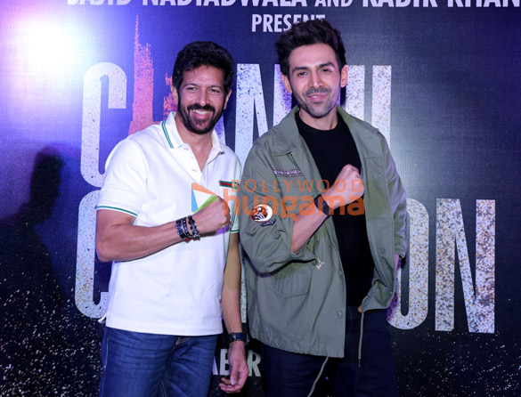 photos kartik aaryan and kabir khan snapped during chandu champion press conference at miraj cinemas tgip mall noida 1