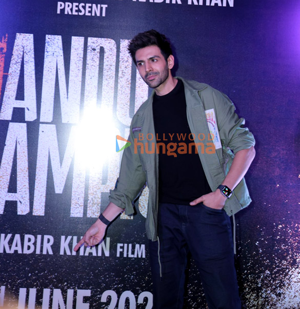 photos kartik aaryan and kabir khan snapped during chandu champion press conference at miraj cinemas tgip mall noida 6