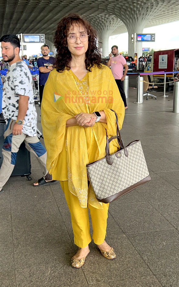 photos nora fatehi sonal chauhan malaika arora saie tamhankar and others snapped at the airport 5