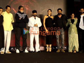 Photos: Prabhas, Deepika Padukone, Amitabh Bachchan & team Kalki 2898 AD snapped at special launch event in Mumbai Photos: Prabhas, Deepika Padukone, Amitabh Bachchan & team Kalki 2898 AD snapped at special launch event in Mumbai