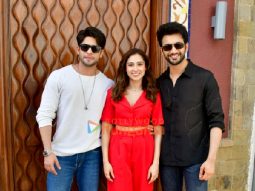 Photos: Rohit Saraf, Pashmina Roshan and Jibraan Khan snapped promoting Ishq Vishk Rebound