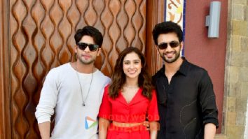 Photos: Rohit Saraf, Pashmina Roshan and Jibraan Khan snapped promoting Ishq Vishk Rebound