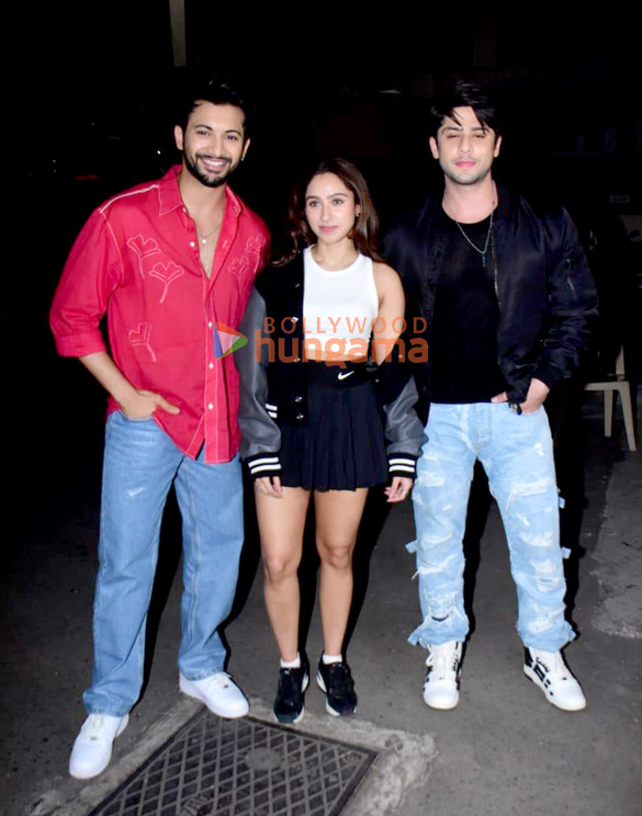 photos rohit saraf pashmina roshan and jibraan khan snapped promoting their film ishk vishk rebound 3