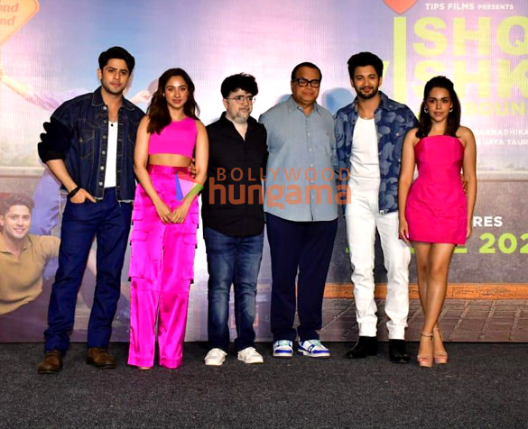 photos rohit saraf pashmina roshan and others snapped at the trailer launch of ishq vishk rebound 5