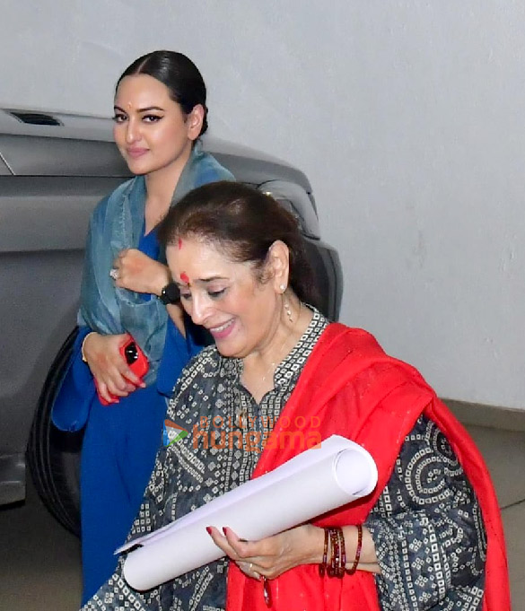 Photos: Sonakshi Sinha and Poonam Sinha snapped at their residence ahead of the wedding | Parties & Events