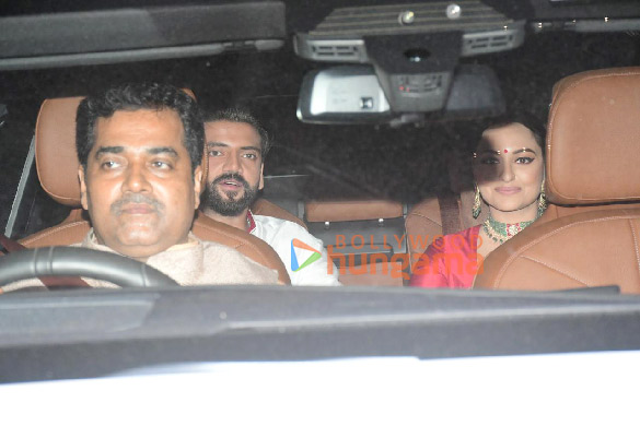 Photos: Sonakshi Sinha and Zaheer Iqbal leave for their reception | Parties & Events