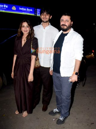 Photos: Sonali Bendre snapped with family in Bandra