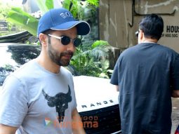 Photos: Varun Dhawan spotted outside a cafe in Bandra