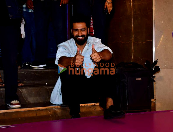 photos vicky kaushal triptii dimri ammy virk and anand tiwari grace the trailer launch of bad newz 1 2