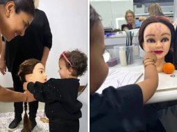 Priyanka Chopra Jonas shares adorable photos of daughter Malti playing with mannequins in the vanity van
