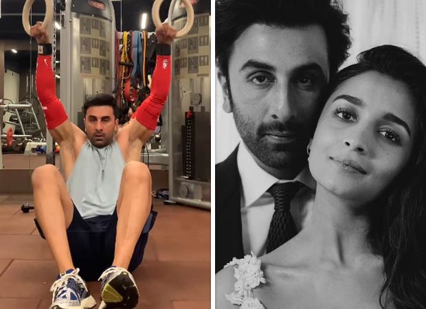 Ranbir Kapoor practices robust gymnastic train in exercise video; Alia Bhatt REACTS   : Bollywood Information
