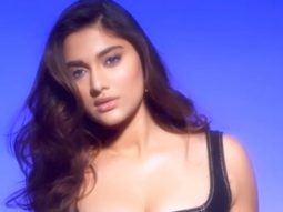 Saiee Manjrekar higlights her eyes in a pretty blue shade