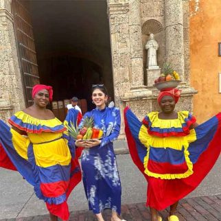A peek into Sanjana Sanghi's Colombian vacation featuring art, style, and Cartagena vibes