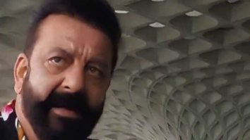 Sanjay Dutt waves at paps as he rocks a floral print shirt at the airport