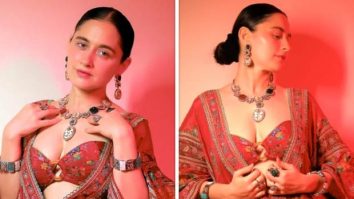 Sanjeeda Shaikh looks magnificent in Kaftan outfit paired with bralette