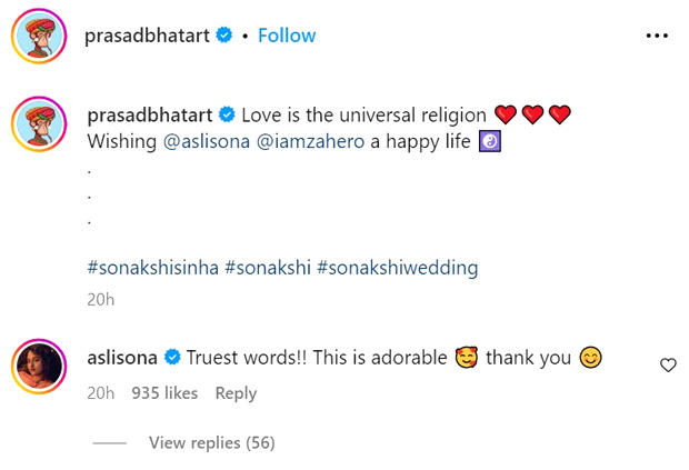 Sonakshi Sinha shares her opinion on ‘Love Is Universal Religion’ amid receiving flak for her inter-faith marriage with Zaheer Iqbal 