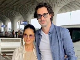 Such a happy couple! Sunny Leone & Daniel Weber at the airport