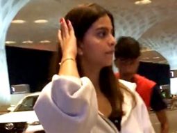 Suhana Khan opts for a comfy airport look as she gets clicked