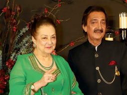 The evergreen diva! Saira Banu arrives at Sonakshi Sinha & Zaheer Iqbal’s reception