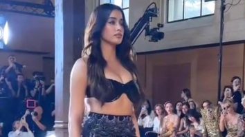 Janhvi Kapoor looks stunning as she walks the ramp at Paris Haute Couture week
