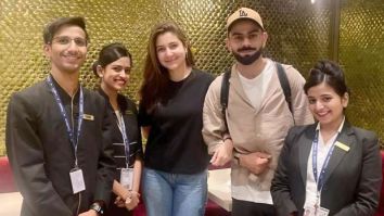 Virat Kohli and Anushka Sharma leave for New York for T20 World Cup 2024; pose with fans at the airport, see pic