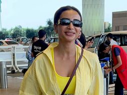 Patralekha is all smiles as she greets paps at the airport