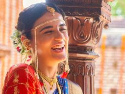 Radhikka Madan gives traditional vibes as she dresses up as a Marathi bride in Sarfira