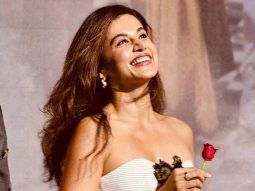 Taapsee Pannu Stuns in Yellow at Khel Khel Mein’s ‘Hauli Hauli’ song launch
