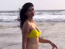A little bit of summer in monsoon! Sonali Raut in a bright yellow bikini