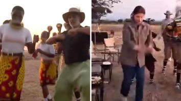 Akshay Kumar and Twinkle Khanna enjoy the traditional dance Ritunga with local group Omahe in Tanzania, watch