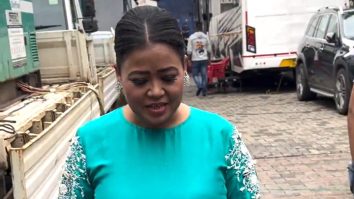 Bharti Singh gets clicked by paps in a beautiful turquoise blue outfit