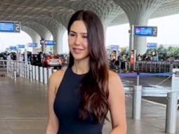 Cuteness overload! Sonam Bajwa is all smiles as she gets clicked at the airport