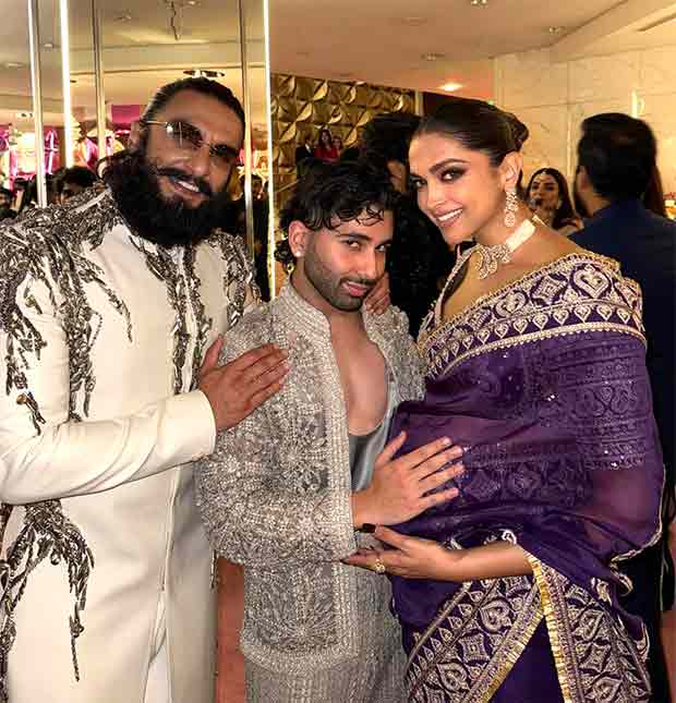 Deepika Padukone flaunts baby bump in adorable pic with Orry and Ranveer Singh
