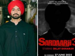 Diljit Dosanjh announces Sardaarji 3, third installment in hit horror-comedy franchise set to release on June 27, 2025