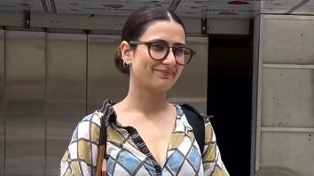 Fatima Sana Shaikh gets clicked in the city as she poses for paps