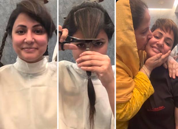 Hina Khan cuts hair short after starting chemotherapy, asks her weeping mother to stay strong: “I choose to let go of my crown because I’ve realised my real crown is my COURAGE”