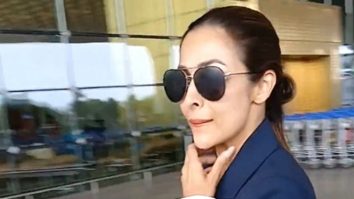 Classy airport look! Malaika Arora gets clicked by paps