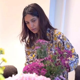 It was a floral birthday indeed! Bhumi Pednekar received tons of flowers