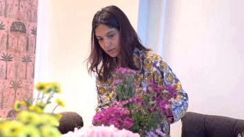 It was a floral birthday indeed! Bhumi Pednekar received tons of flowers