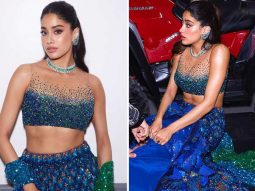 Janhvi Kapoor weaves elegance in mermaid-style Manish Malhotra peacock lehenga for Anant Ambani-Radhika Merchant’s sangeet; Shikhar Pahariya trims her can-can before hitting dance floor